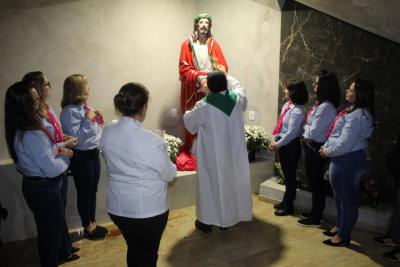 CooperaÃ§Ã£o da Comunidade Linha Nova com o NÃºcleo Feminino da Coprossel  resulta em Nova Gruta do Senhor Bom Jesus 